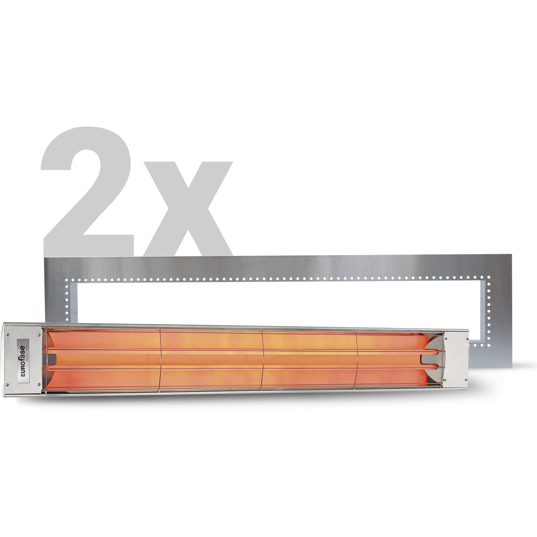 EF60 Series Stainless Steel Electric Patio Heater Bundle